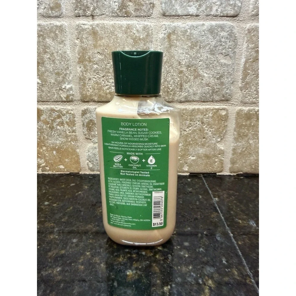 Bath & Body Works Body Lotion 8 fl oz Vanilla Bean Noel